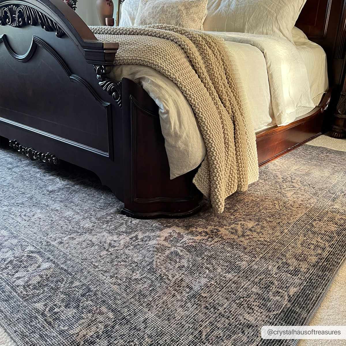 Dusty Sage Greenpoint Medallion Washable Area Rug-Rugs-Hauteloom-2'7" x 7'3" Runner-Urbanheer