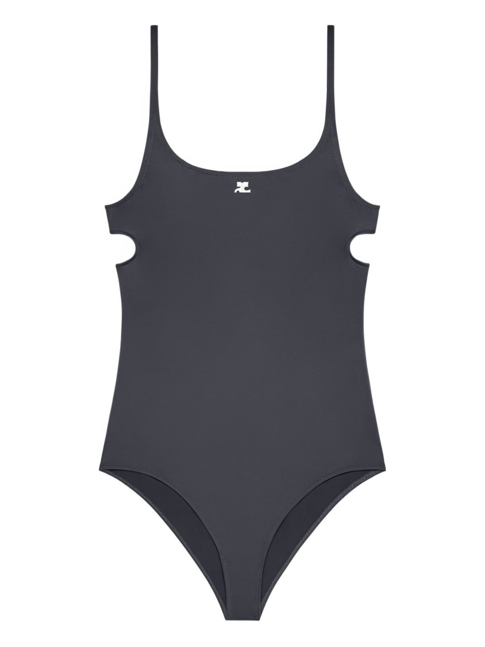 Grey Cut-Out Swimsuit for Summer Comfort
