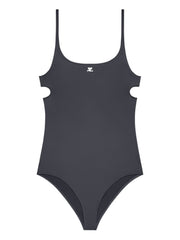 Grey Cut-Out Swimsuit for Summer Comfort