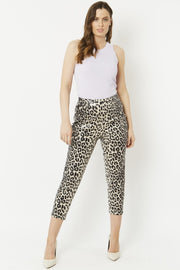 Grey Leopard Print Faux Suede Trousers-Bottoms-Buy Me Fur Ltd-L-XL-Grey-Faux Suede-Urbanheer