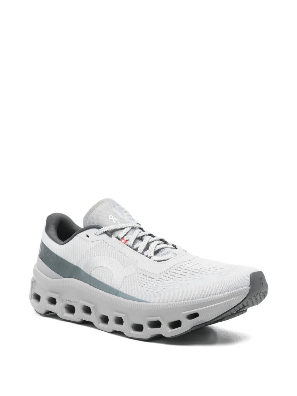 Grey Panelled Lace-Up Sneakers with Comfortable Rubber Sole for Everyday Wear