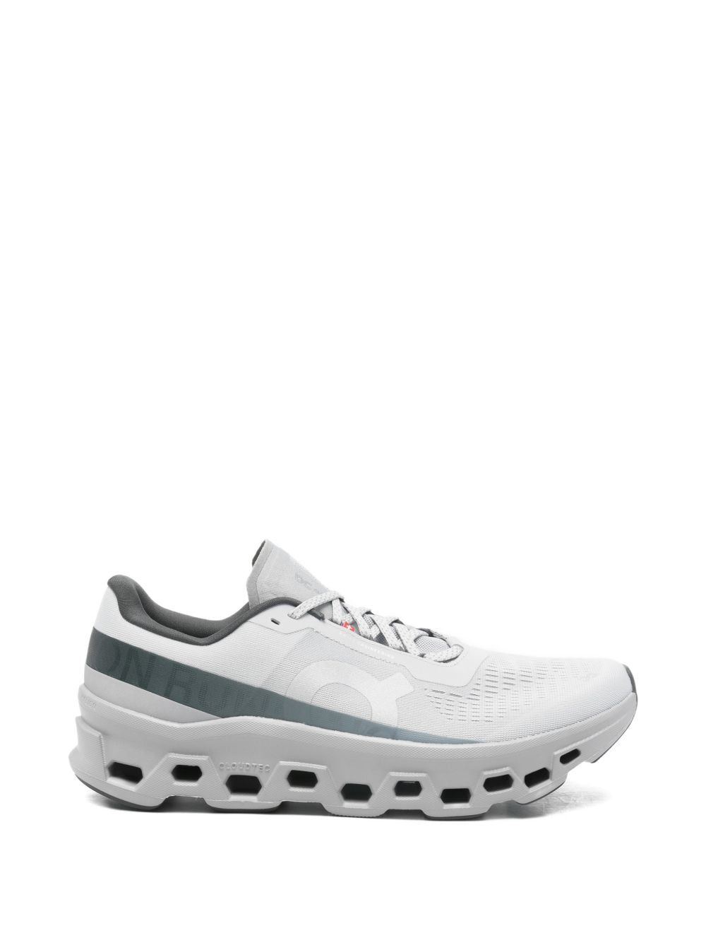 Grey Panelled Lace-Up Sneakers with Comfortable Rubber Sole for Everyday Wear