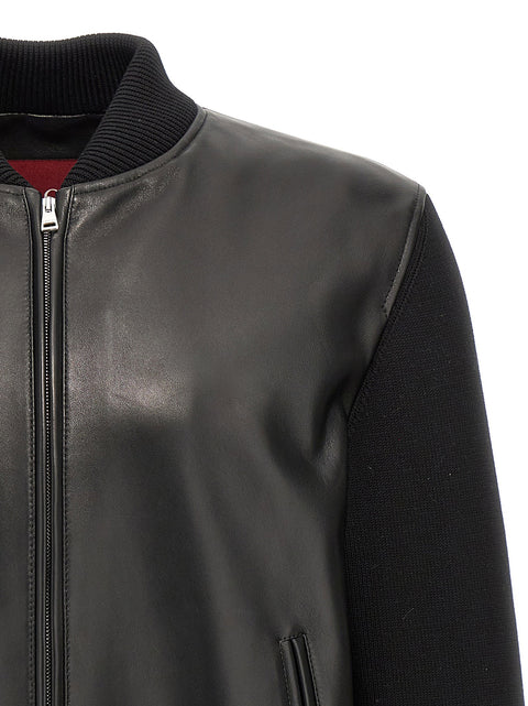 Gucci Bimaterial Bomber Jacket