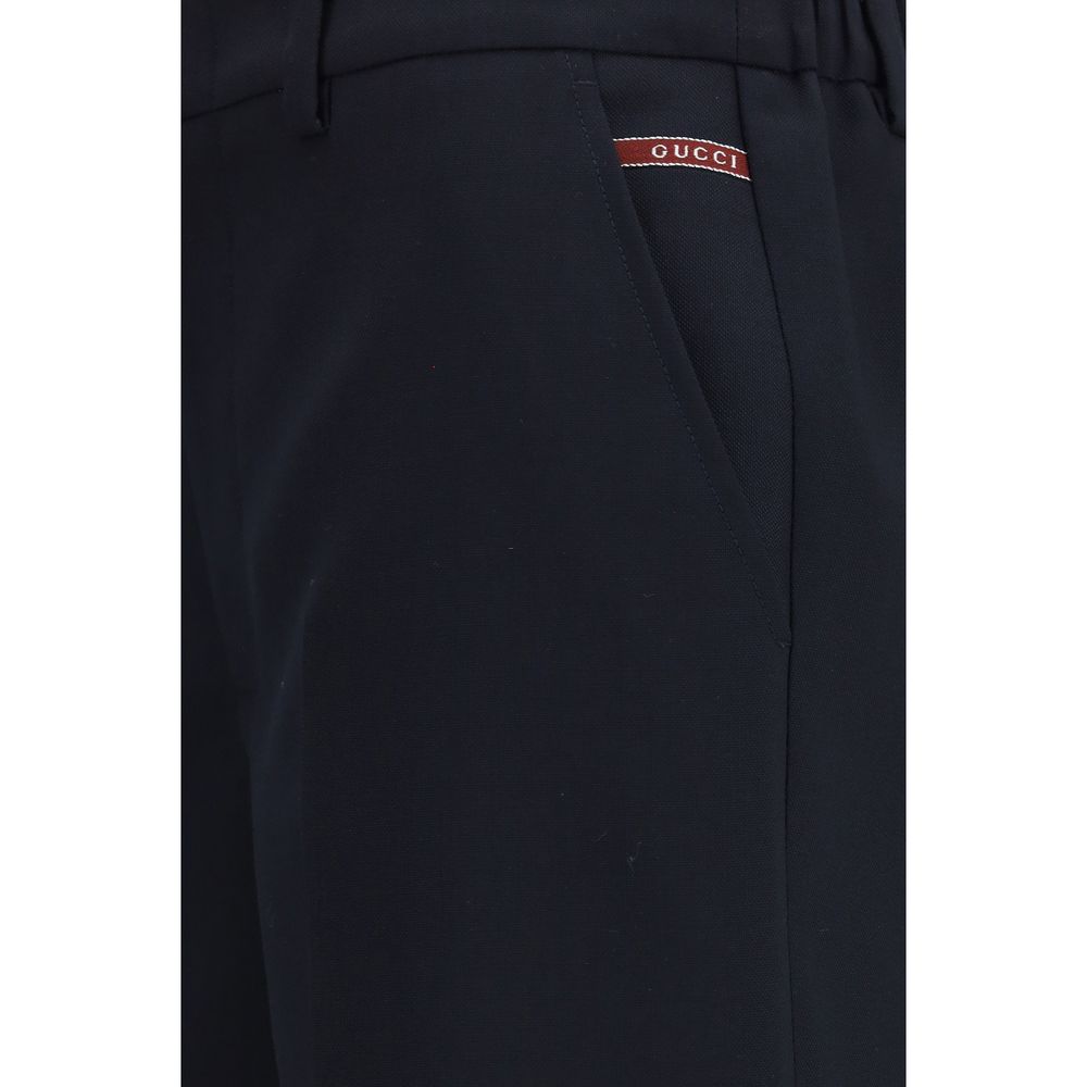 Gucci Black Cotton Short And Mini Shorts