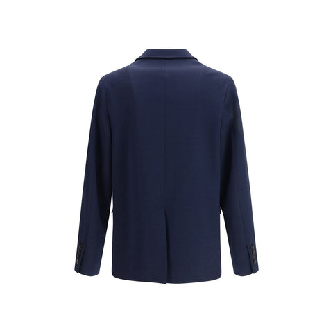 Gucci Blue Cotton Coat