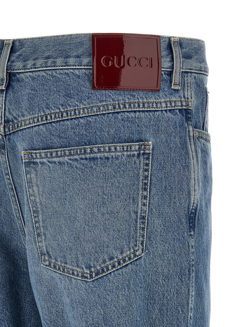 Gucci Délavé Effect Denim Jeans