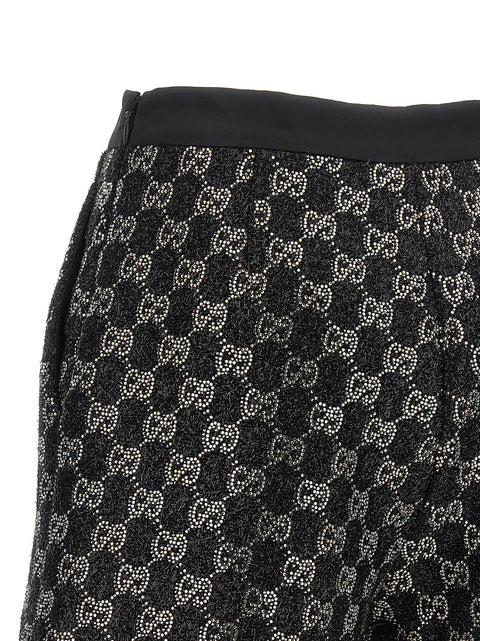 Gucci Gg Lamé Tweed Shorts