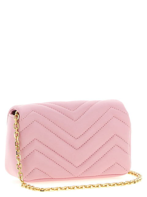Gucci Gg Marmont Chevron Crossbody Bag