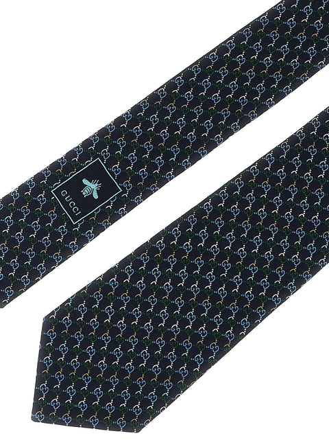 Gucci Gg Silk Tie