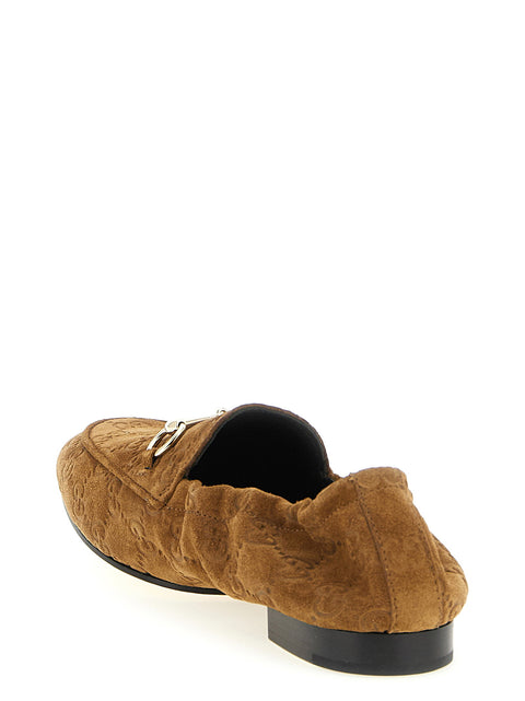 Gucci Gg Suede Loafers