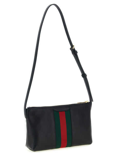 Gucci Horsebit Web Shoulder Bag