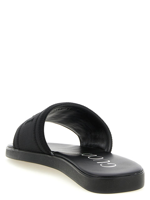 Gucci Jacquard Logo Slides