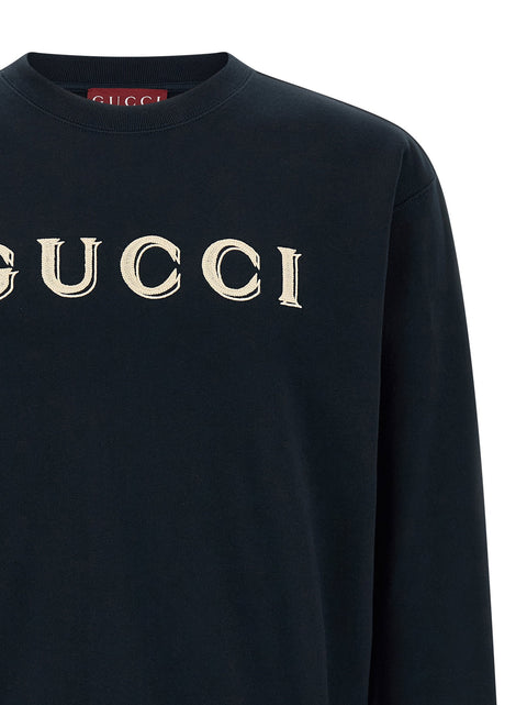 Gucci Logo Embroidery Sweatshirt
