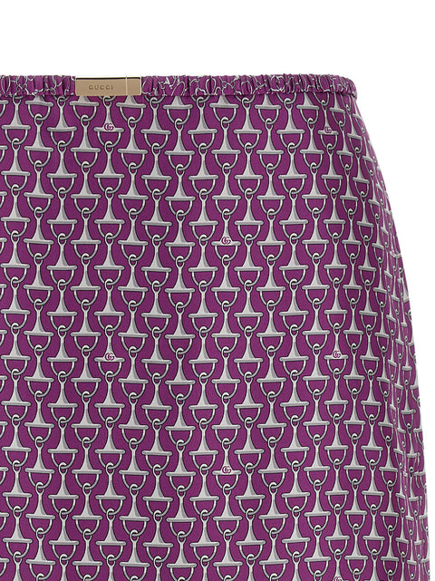 Gucci Morsetto Print Skirt