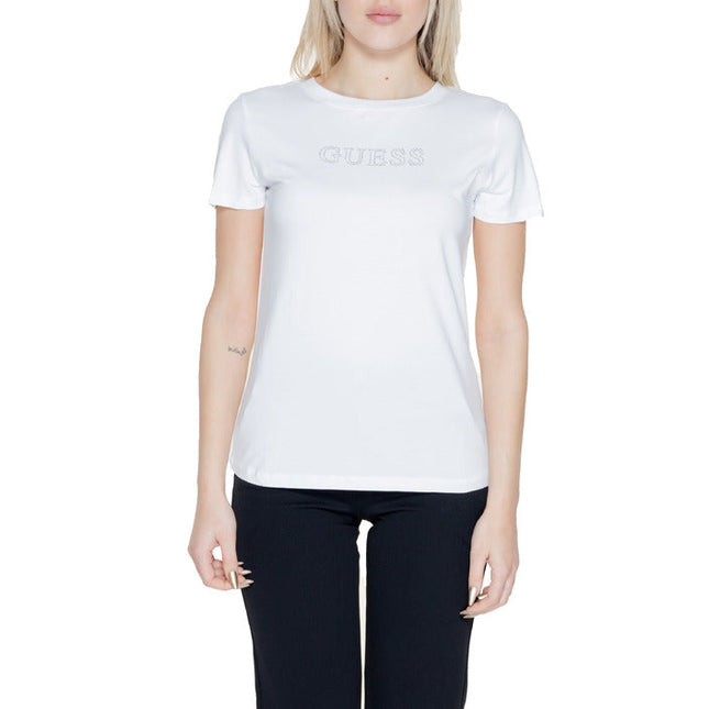 Guess Active Women T-Shirt-Clothing T-shirts-Guess Active-white-4-XS-Urbanheer