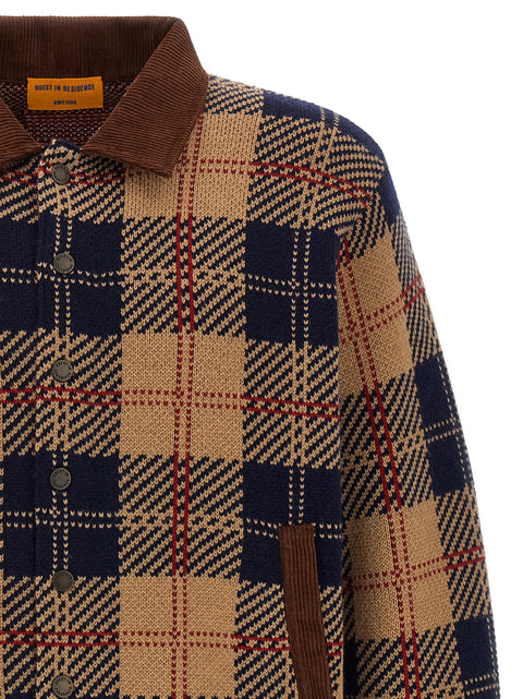 Guest In Residence Tartan Bomber Jacket