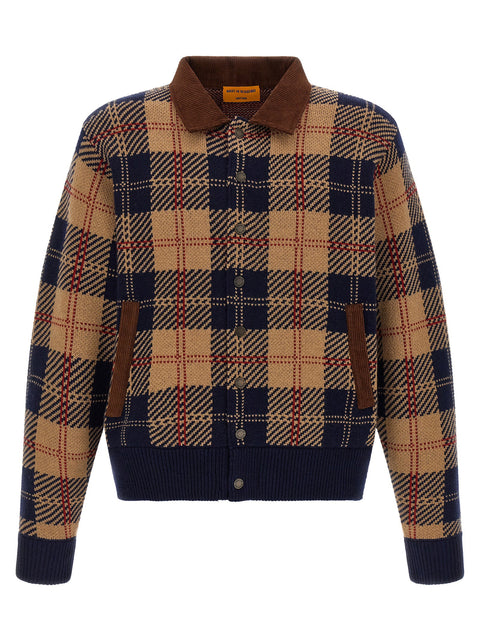 Guest In Residence Tartan Bomber Jacket