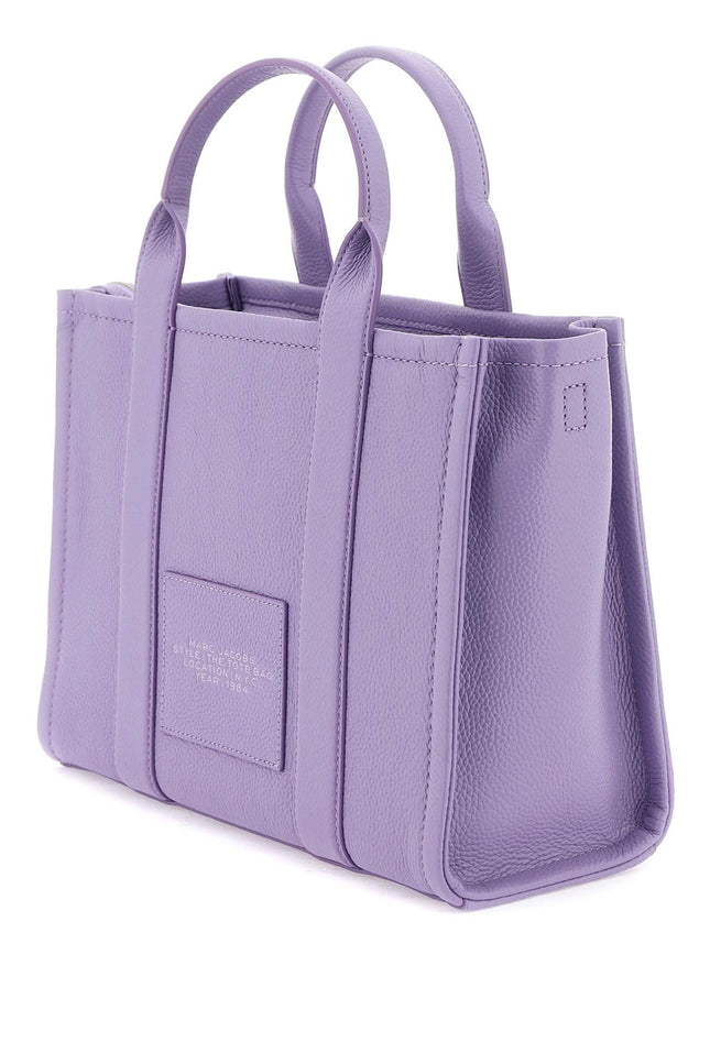 Marc Jacobs The Leather Medium Tote Bag-Accessories Bags-Marc jacobs-Purple-Urbanheer
