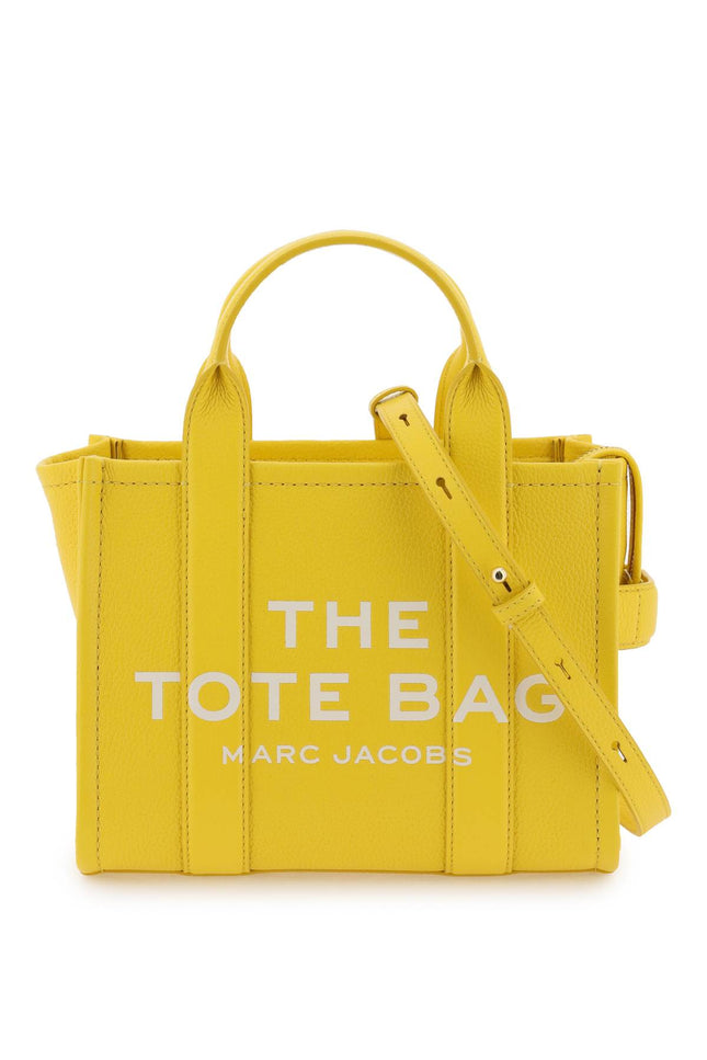 Marc Jacobs 'The Leather Small Tote Bag' Light Yellow-Bags & Luggage - Women's Bags - Top-Handle Bags-Marc Jacobs-os-Urbanheer