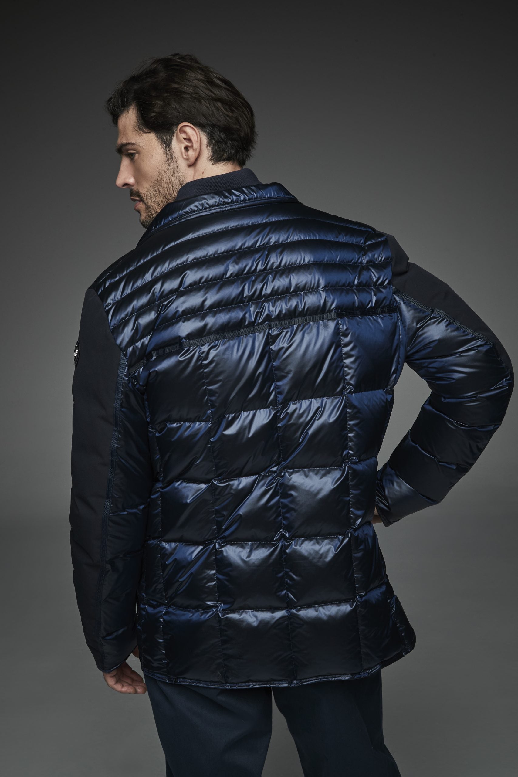 Men Natural down jacket LANDER-Jacket-Henry Arroway-S-Navy-Urbanheer