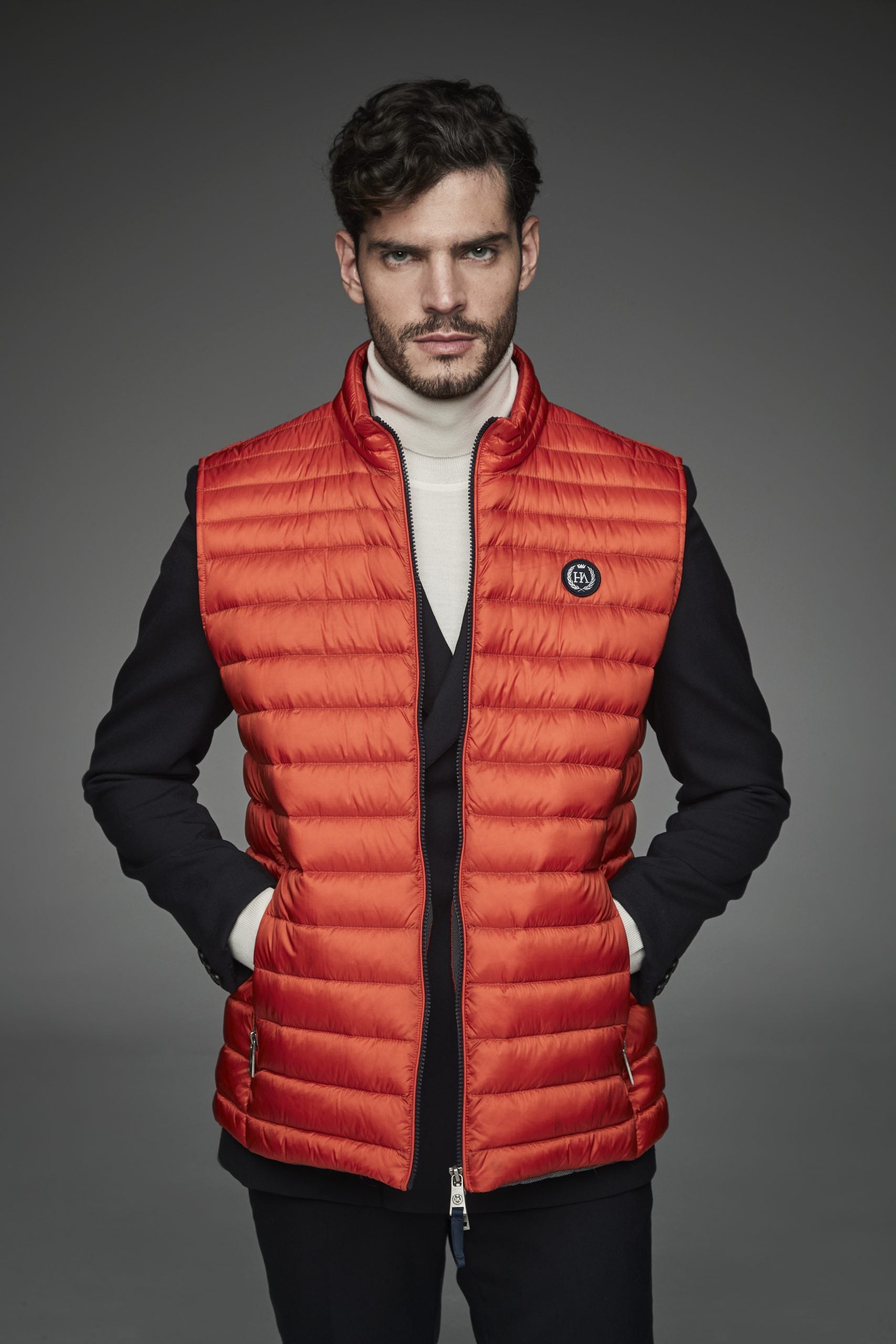 Austin Ultralight Men Waistcoat ORANGE-Vest-Henry Arroway-S-ORANGE-Urbanheer
