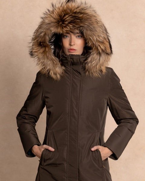 HARBIN Long down jacket