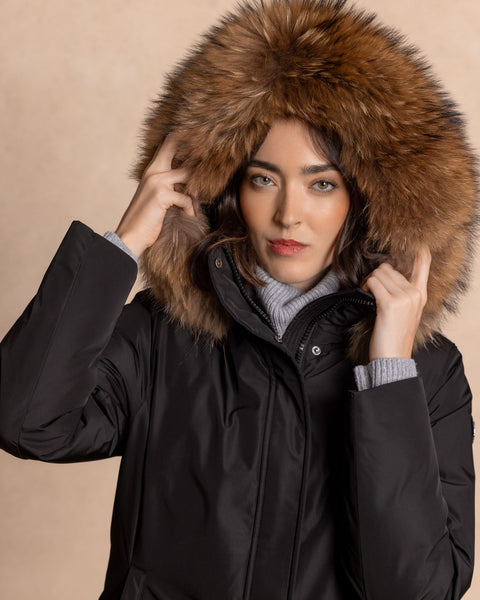 HARBIN Long down jacket