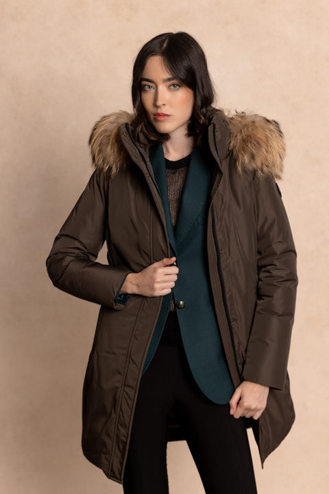 HARBIN Long down jacket