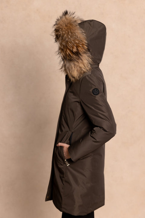 HARBIN Long down jacket