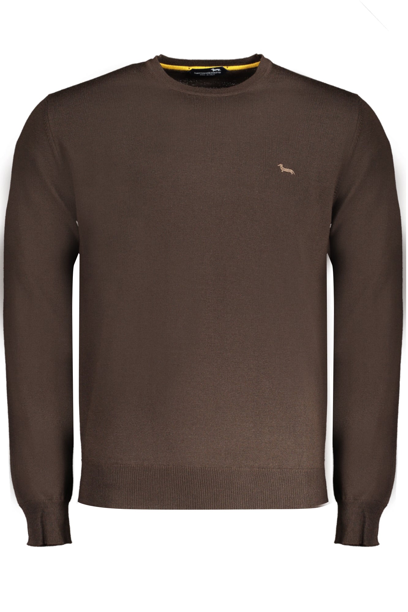 HARMONT & BLAINE MEN'S BROWN SWEATER-Maglie-HARMONT &amp; BLAINE-BROWN-S-Urbanheer