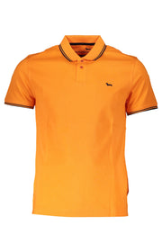 HARMONT & BLAINE MEN'S ORANGE SHORT SLEEVED POLO SHIRT-Polo-HARMONT &amp; BLAINE-ORANGE-S-Urbanheer