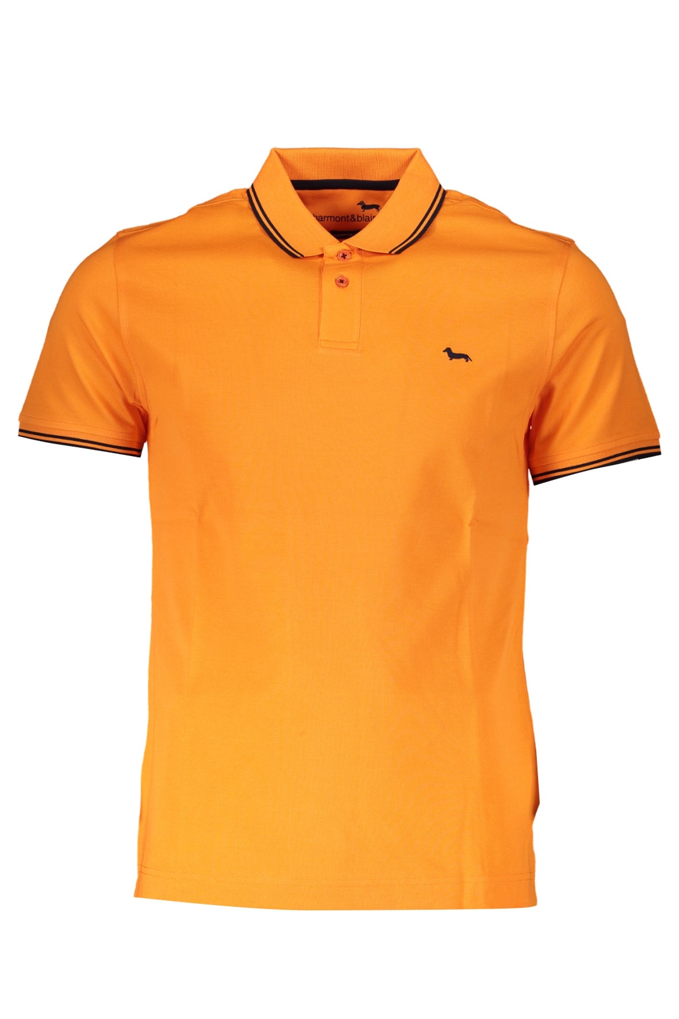 HARMONT & BLAINE MEN'S ORANGE SHORT SLEEVED POLO SHIRT-Polo-HARMONT &amp; BLAINE-ORANGE-S-Urbanheer