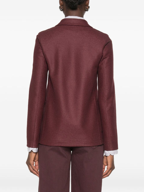 HARRIS WHARF LONDON Jackets BORDEAUX