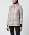 HERNO Light pink quilted nylon padded jacket
