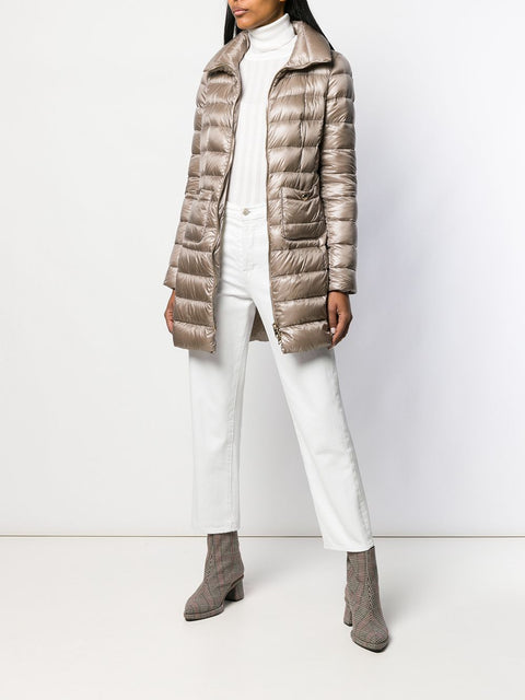 HERNO Maria midi down jacket