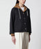 HERNO Reversible Jacket Blue/Caramel in Cotton Gabardine