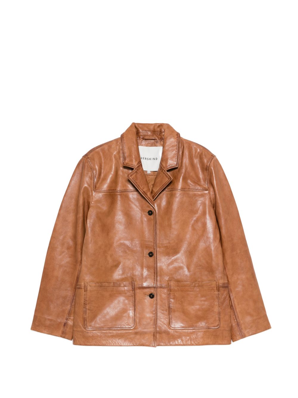 HERSKIND Jackets Leather Brown