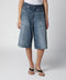 Haikure wide Bermuda shorts in Blue Ryder denim