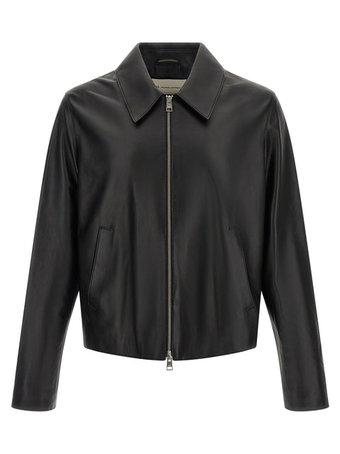 Ami Paris Leather Jacket