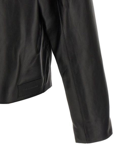 Ami Paris Leather Jacket