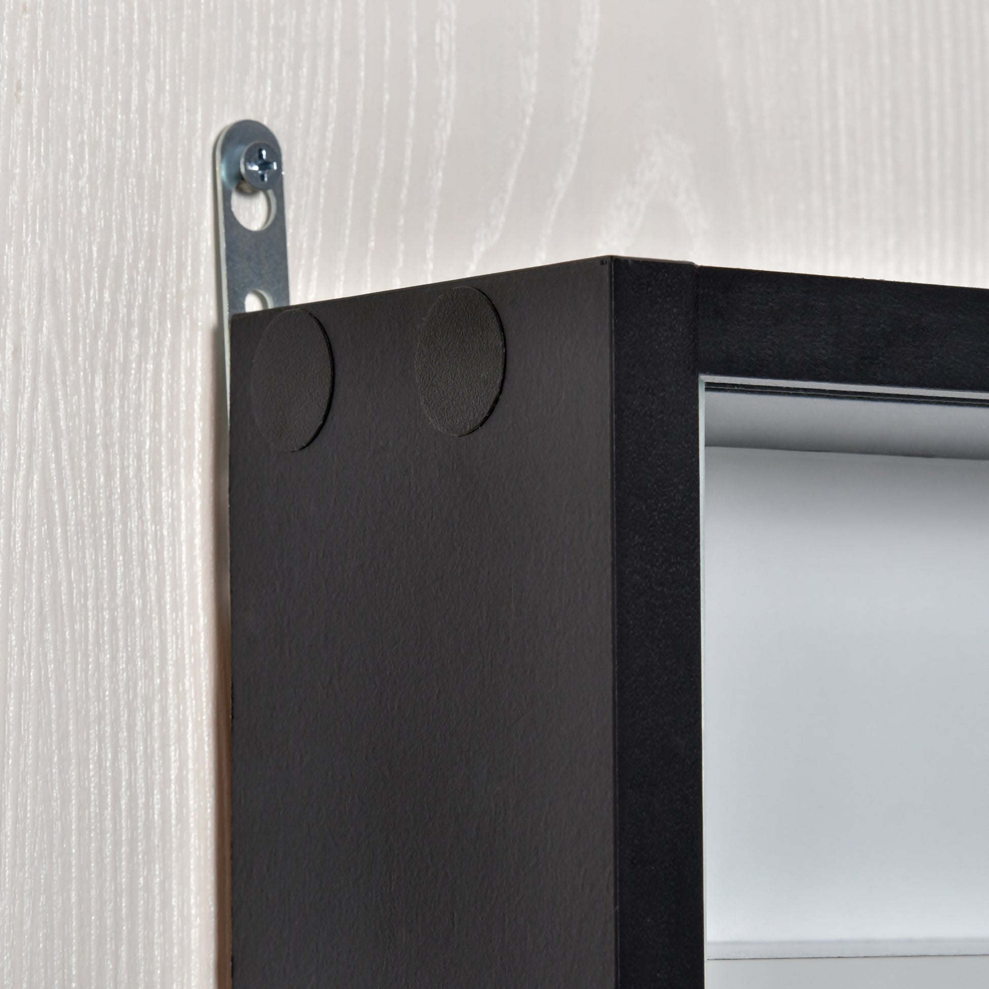 HOMCOM 5-Tier Display Cabinet, Glass Display Case with 2 Doors and Adjustable Shelves, Wall-Mounted,-UH Decor-Default-Urbanheer