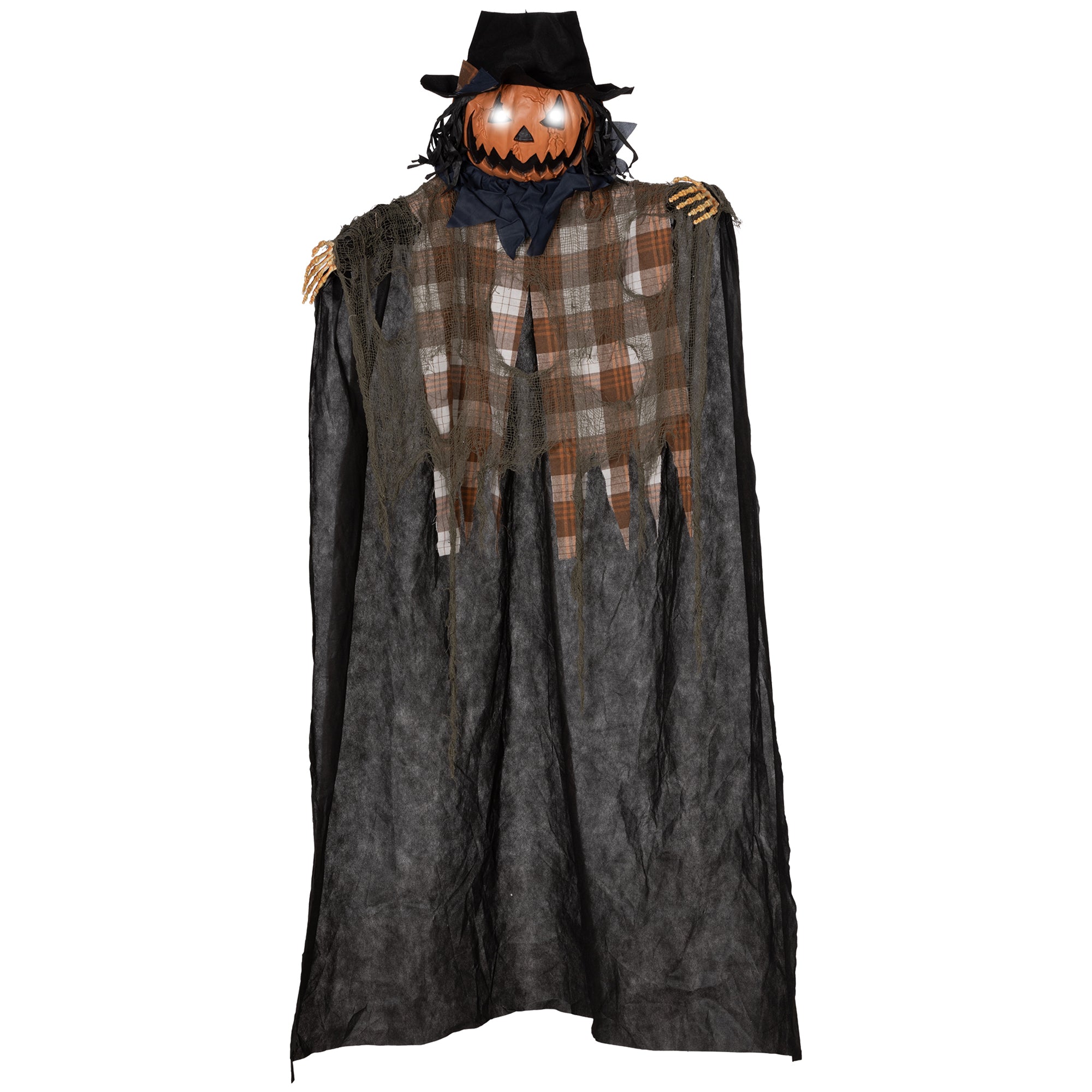 HOMCOM 6' Life Size Halloween Hanging Pumpkin