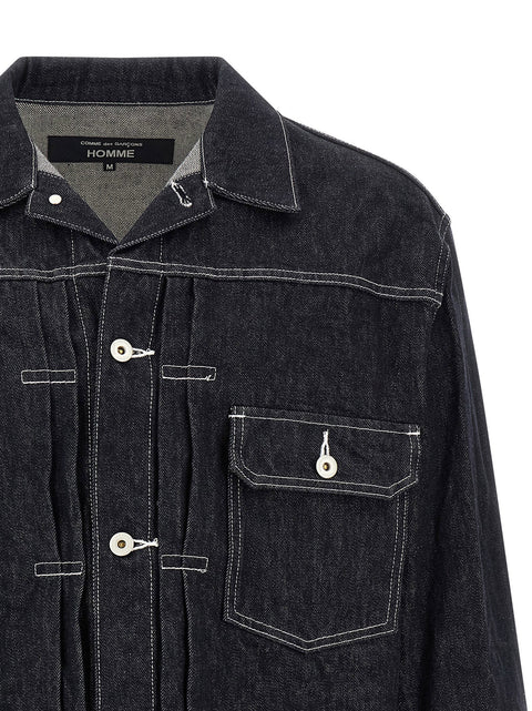 Comme Des Garҫons Homme Pleated Detail Jacket