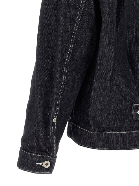 Comme Des Garҫons Homme Pleated Detail Jacket