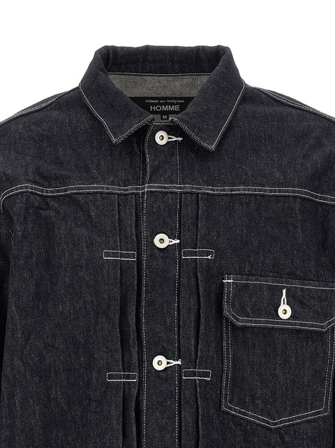 Comme Des Garҫons Homme Pleated Detail Jacket