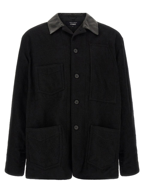 Comme Des Garҫons Homme Wool Cloth Jacket