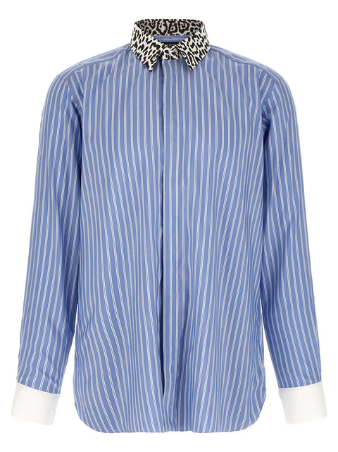 Tom Ford Animal Print Collar Shirt