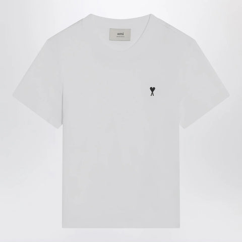 Ami Paris T-shirt Ami De Coeur white in cotton