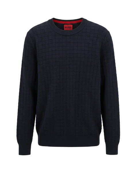 HUGO Sweaters Regular Fit SCOULT Navy