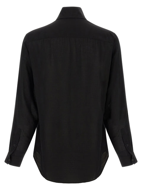 Yohji Yamamoto Stole Collar Shirt